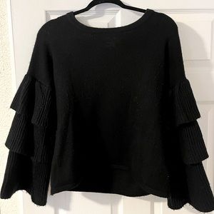 Tiered Batwing Sleeve Sweater